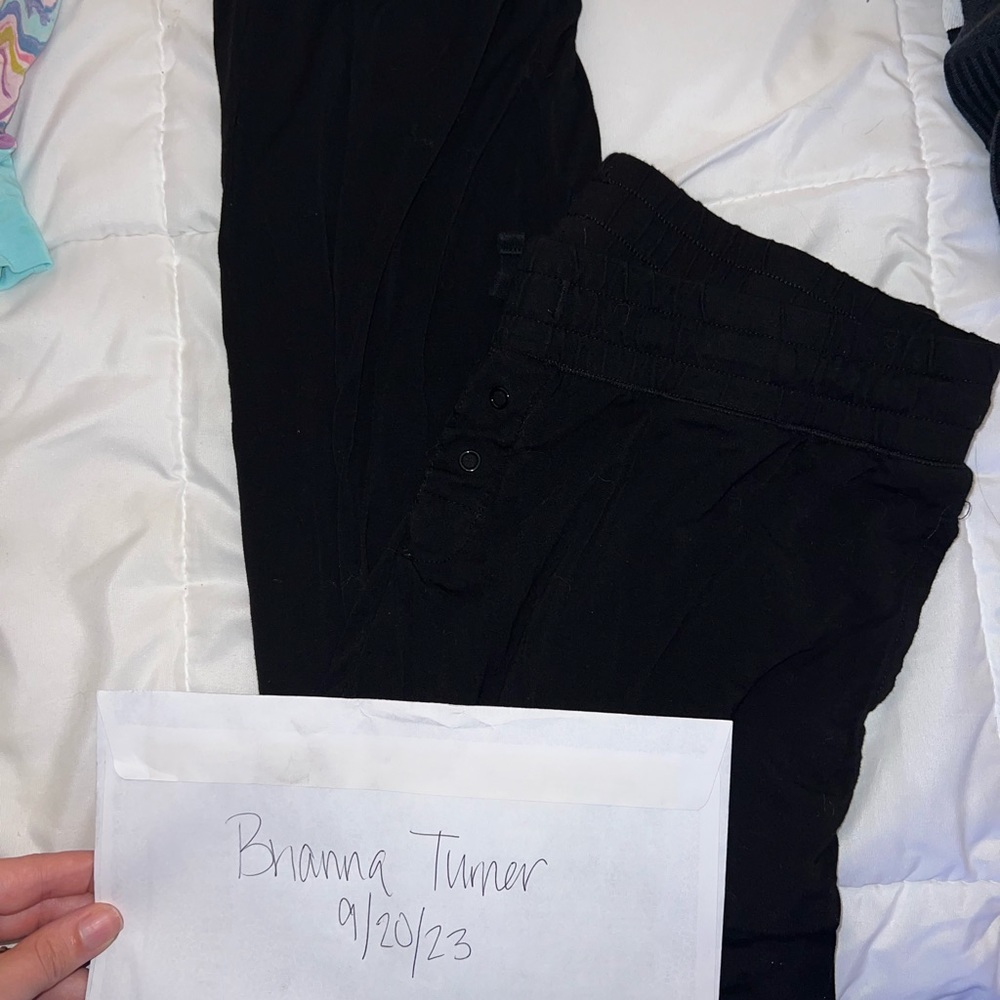 Black little sleepies womens pants